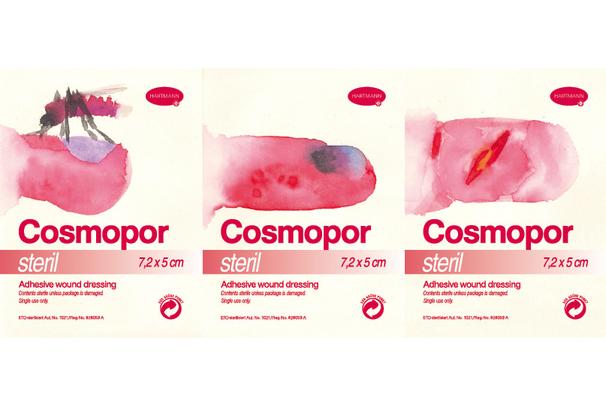 Návrh na redesign obalů náplastí Cosmopor