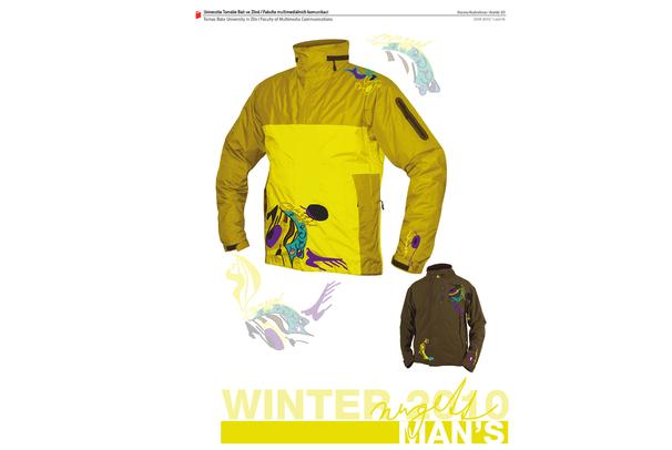 Návrh grafického motivu na oblečení pro firmu Nugget