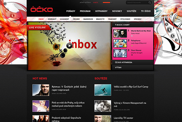 Óčko tv - web hudební televize