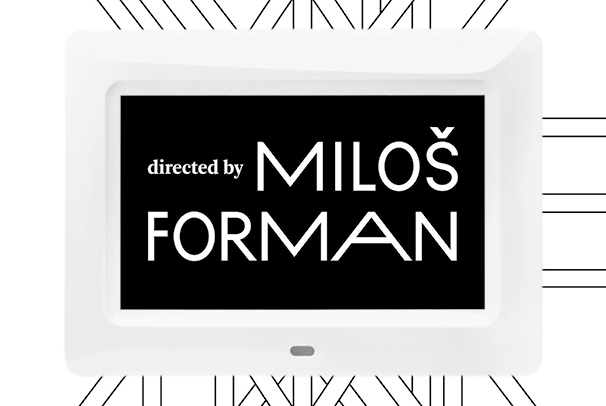 Výstavný panel - Miloš Forman