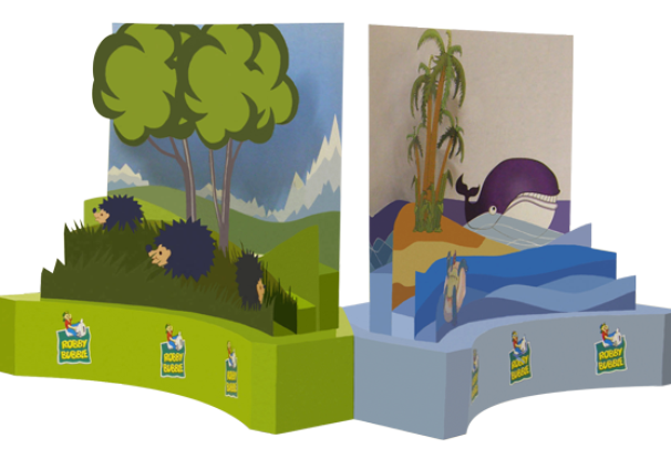 Prodejní stojan Robby Bubble