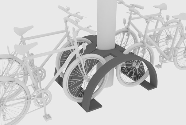 stojan na kolo, klauzurní práce