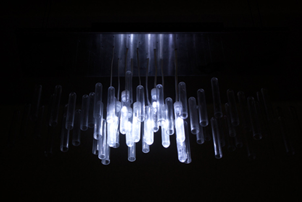 Svietidlo - skúmavky - recycling