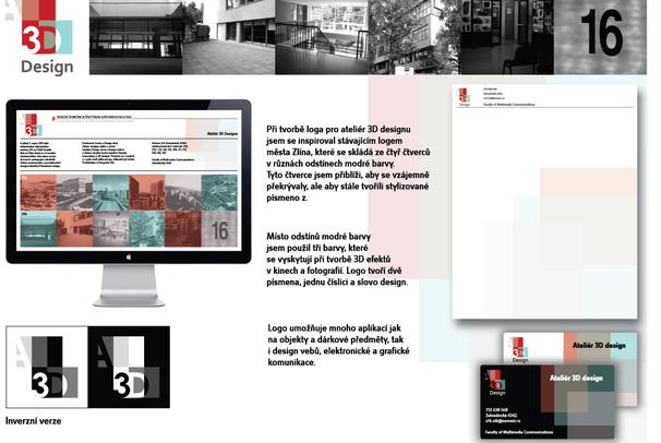 Logomanuál pro ateliér 3D design