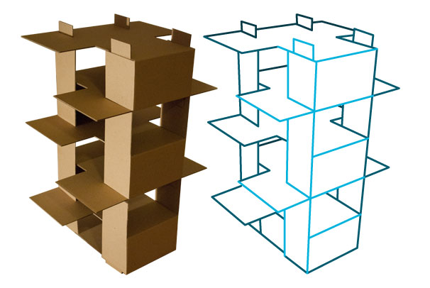 Prodejní a propagační stojan na obuv značky Garmisch