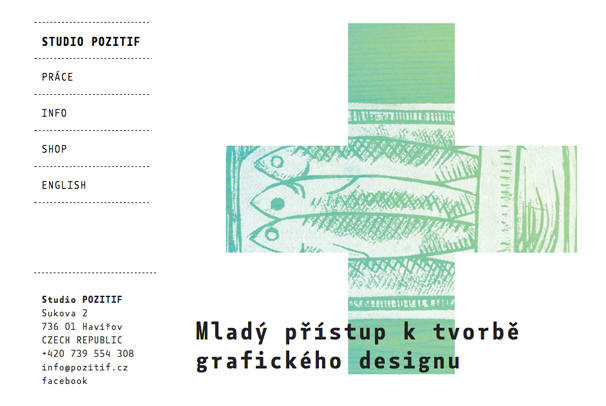 web kreativního studia pozitif