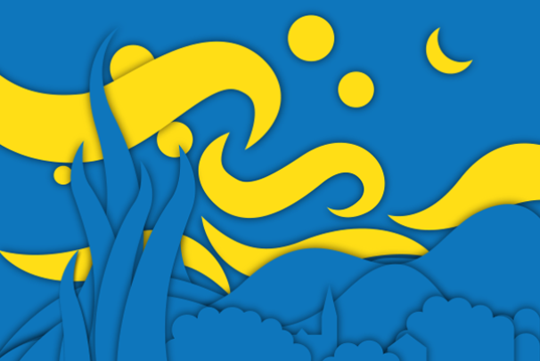 Interpretácia obrazu Van Goghova Hviezdna Noc