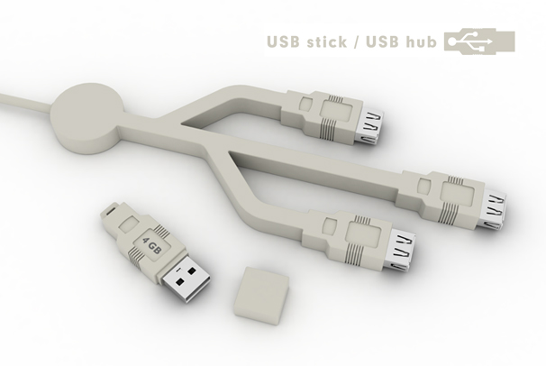 USB flash HUB