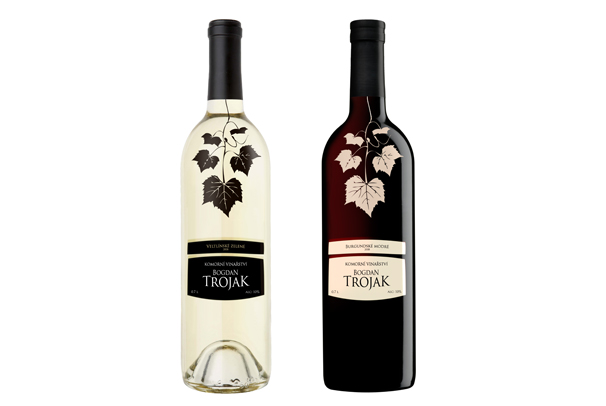 Návrh série vinět pro vinařství Bogdan Trojak