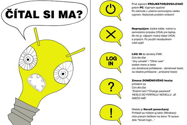 Pravidla prace s PC na UTB