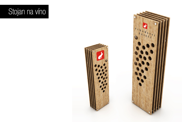 Stojan na víno - Zaječí