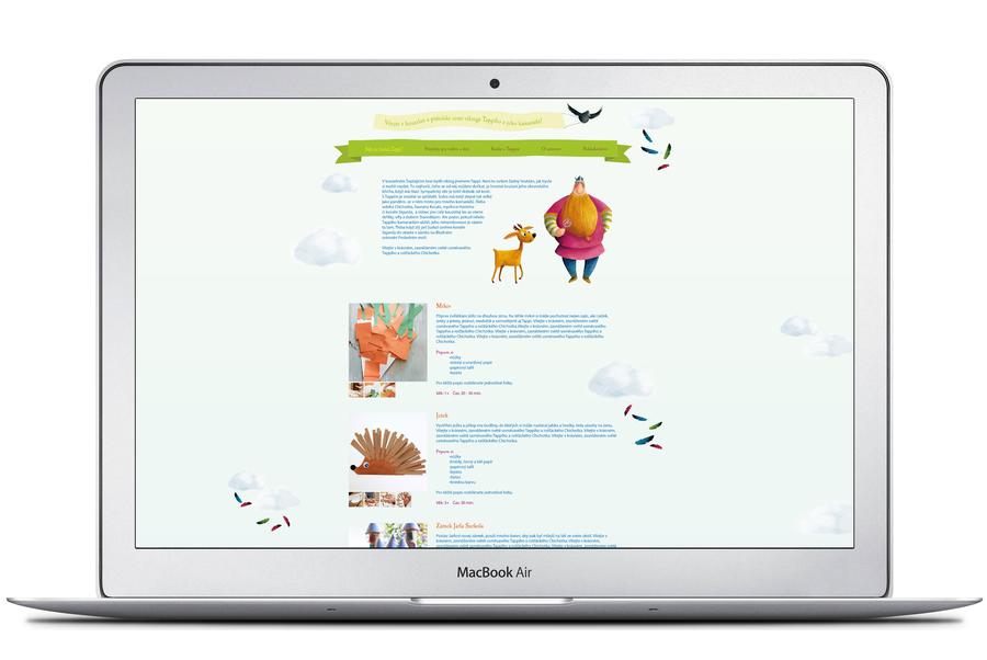 Microsite pre knihu Tappi