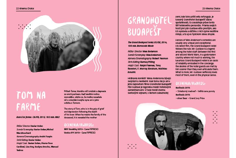 Layout katalógu Cinematik