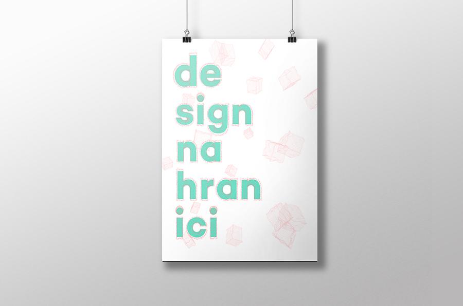 vizuální styl konference Design na hranici 2015