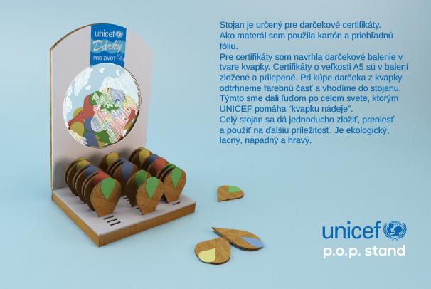 UNICEF P.O.P. Stand